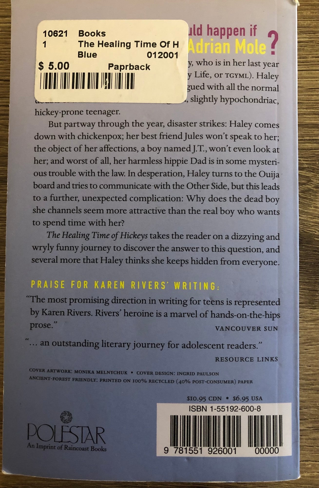 Blue  The Healing Time Of Hicke, Paperback