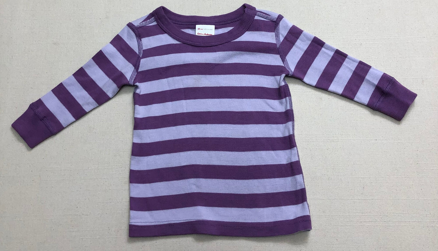 Striped  Hanna Anderson Pj Top, 3-6M