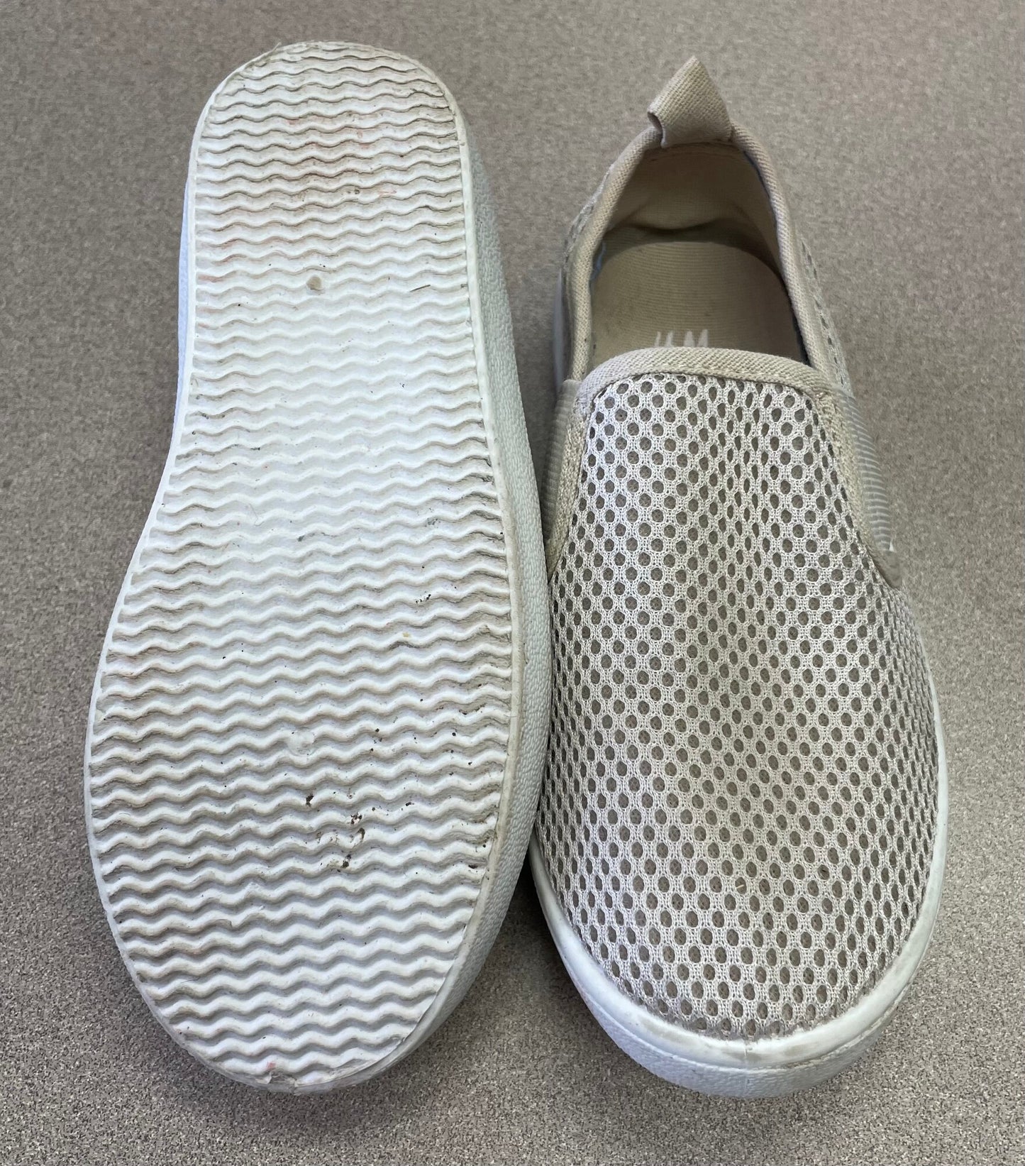 Beige  H&M Mesh Shoes, 12Y