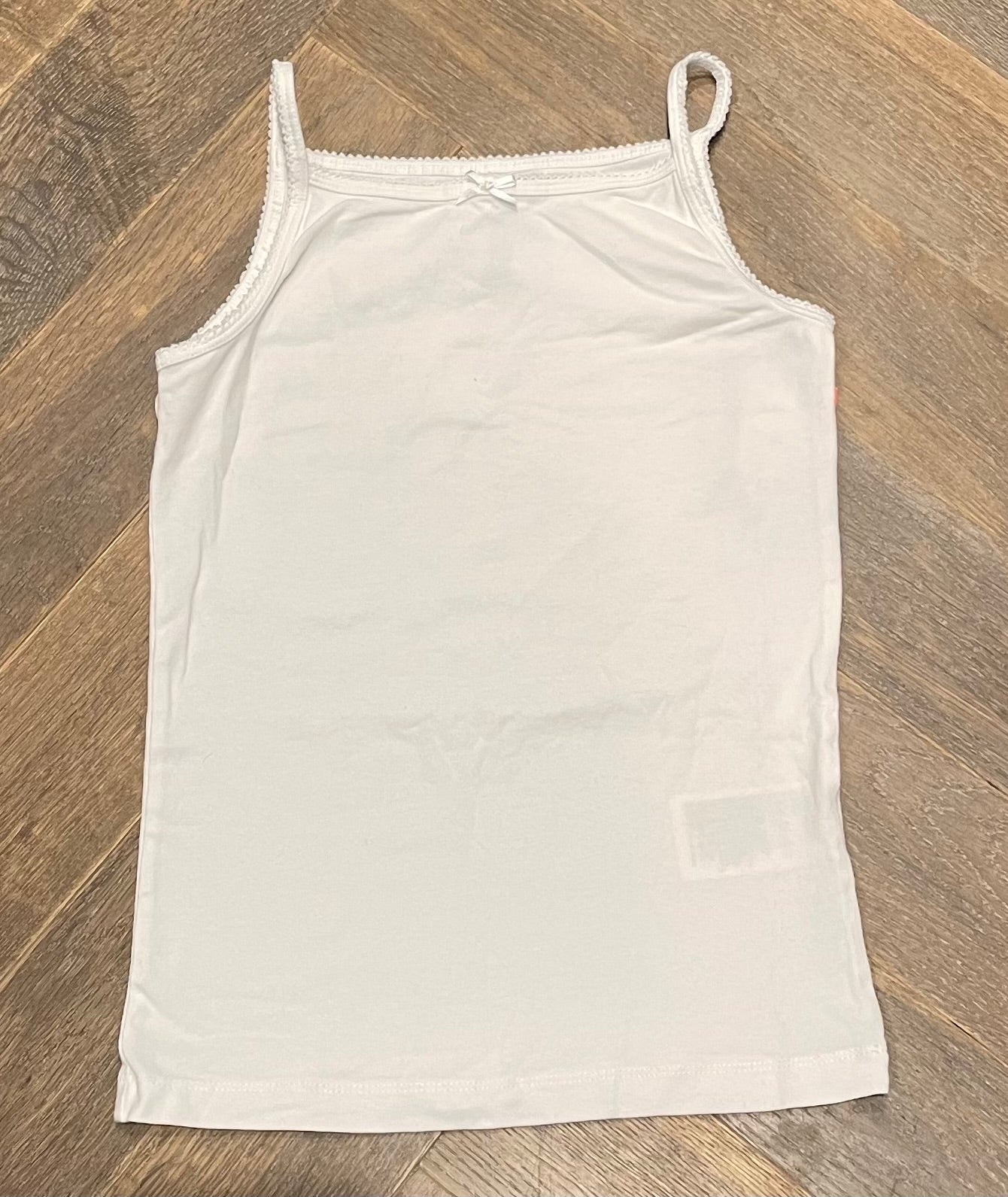 White  H&M Tank Top, 8-10Y