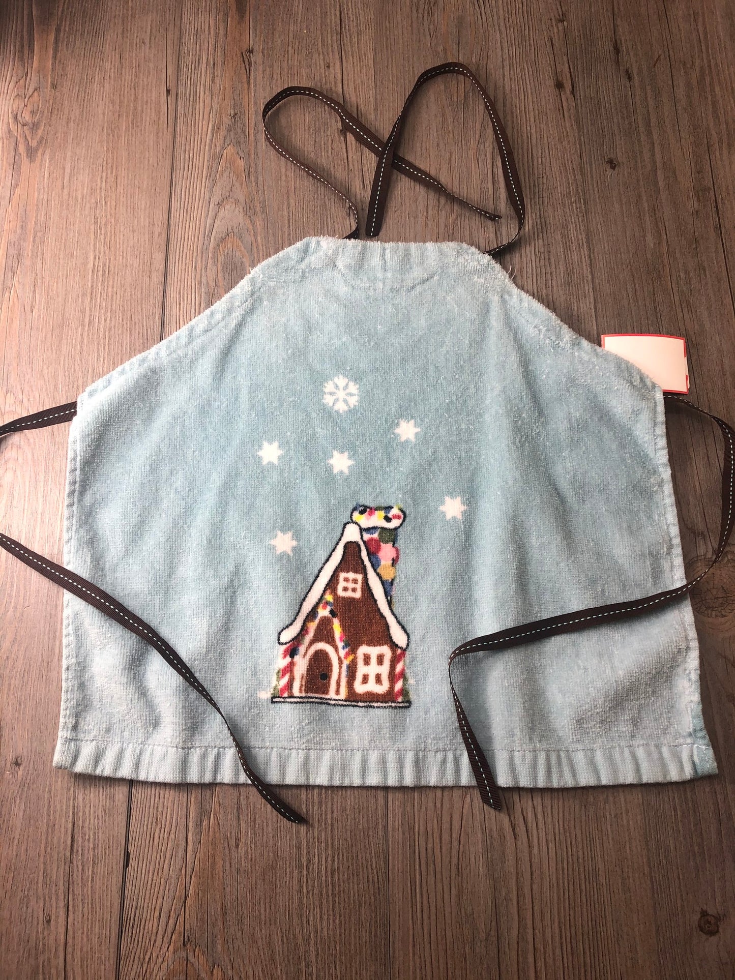 Blue  Terry Cloth Apron, None