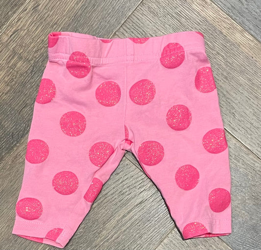 Pink  George Infant Pants, 0-3M