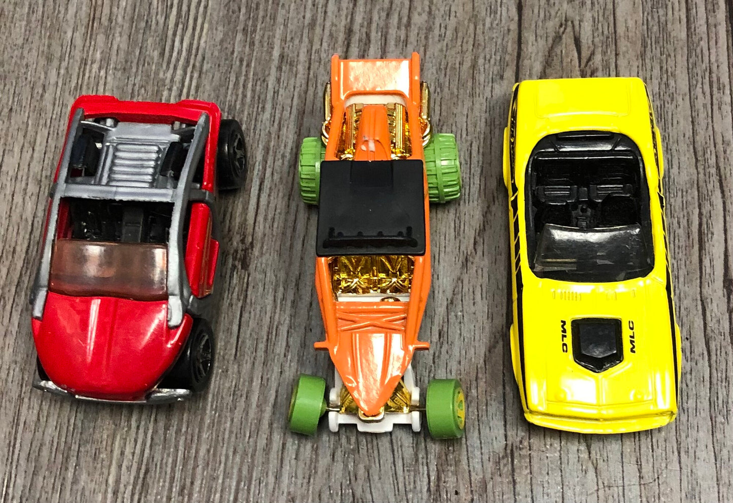 Multi  Hotwheels Cars, 3pc