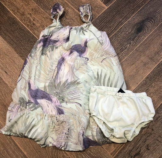 Multi  Gap Dress 2pc, 18-24M