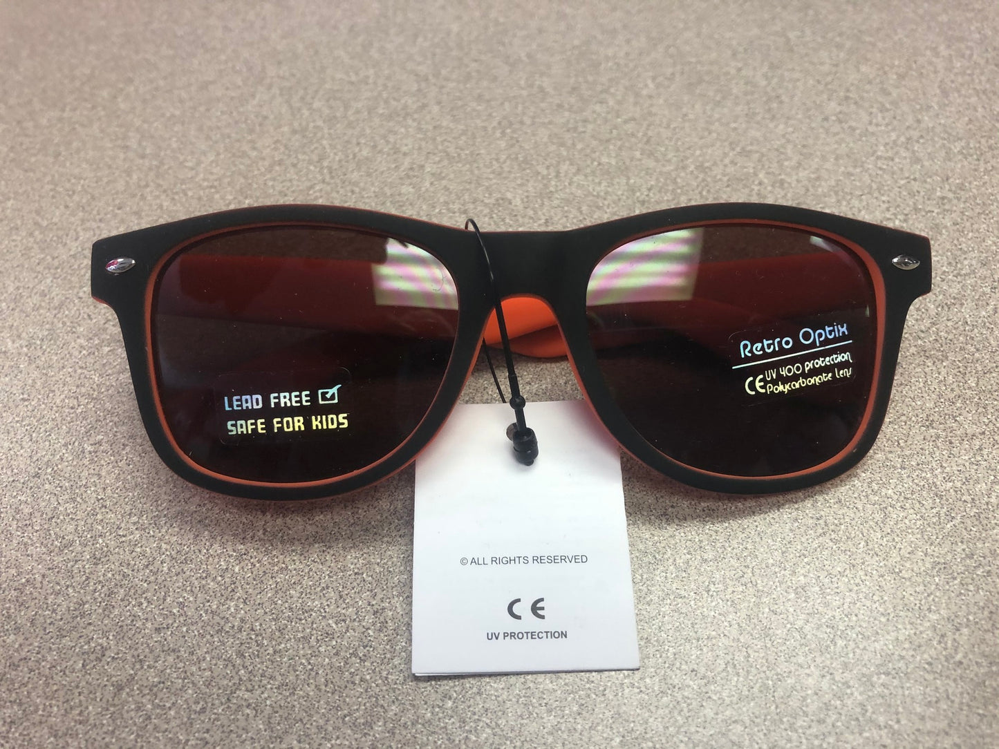 Orange  2 Tone Sunglasses - NEW!, 1-4 Years