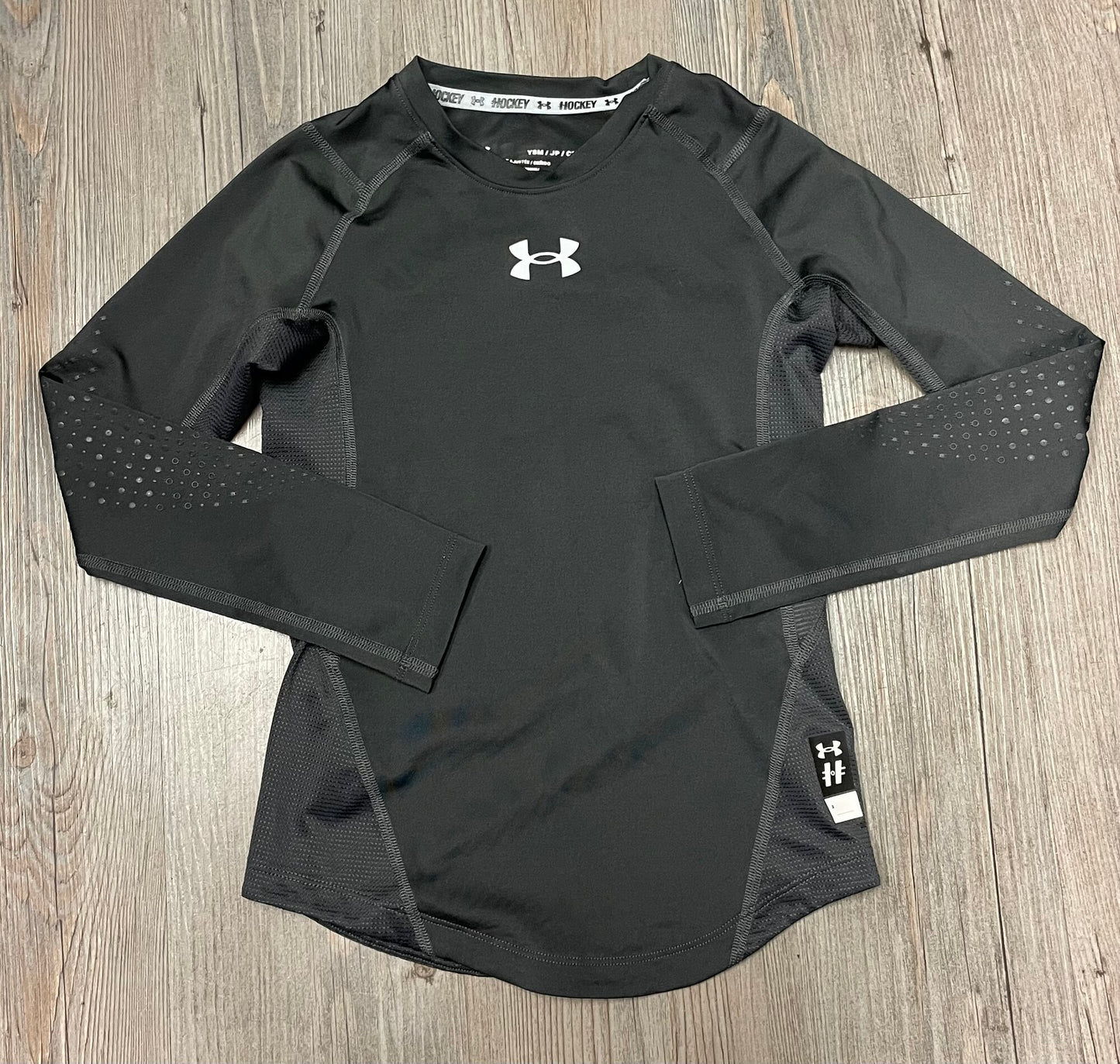 Grey  Under Armour Base Layer, 8Y