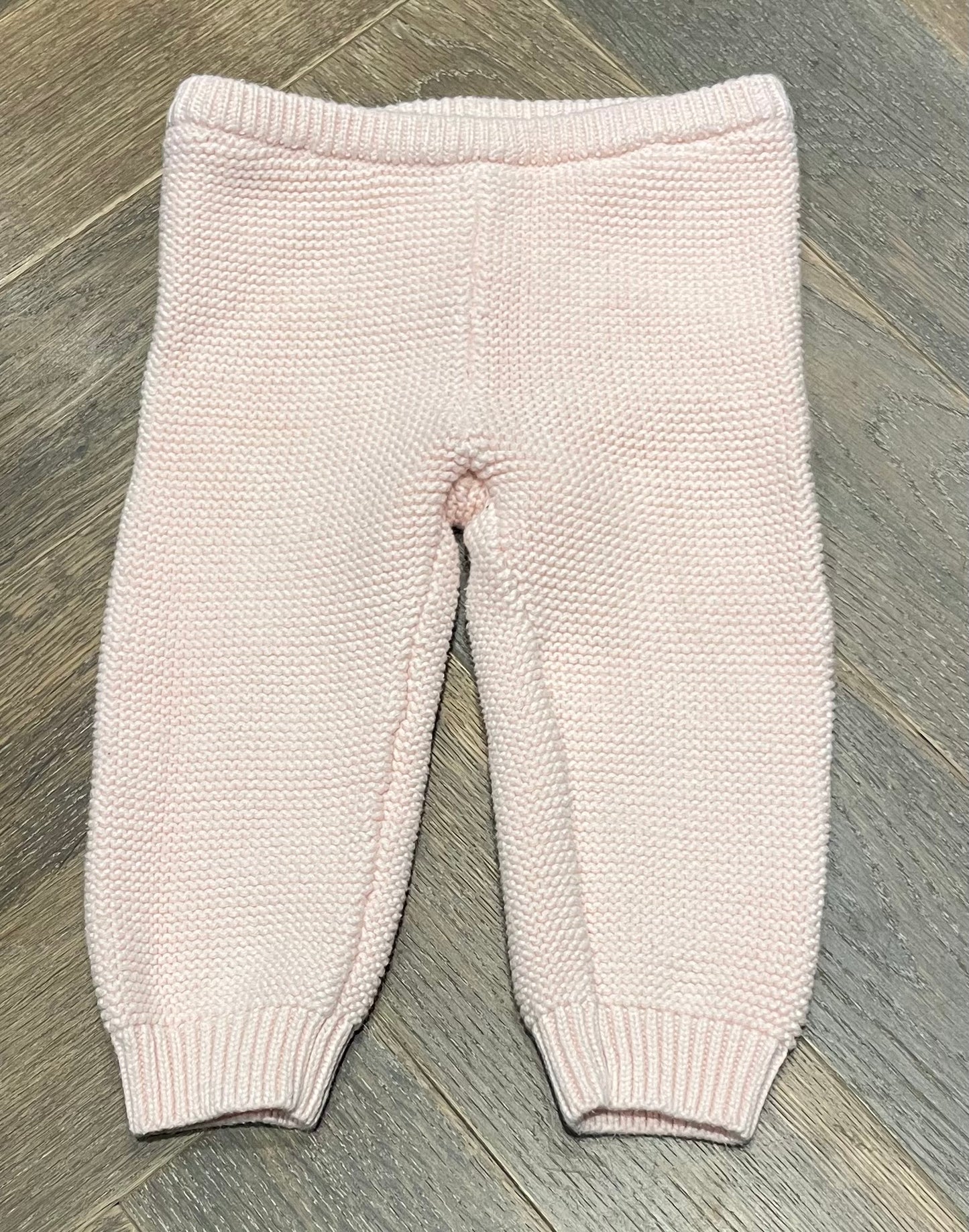 Pink  Gap Knit Legging, 6-12M