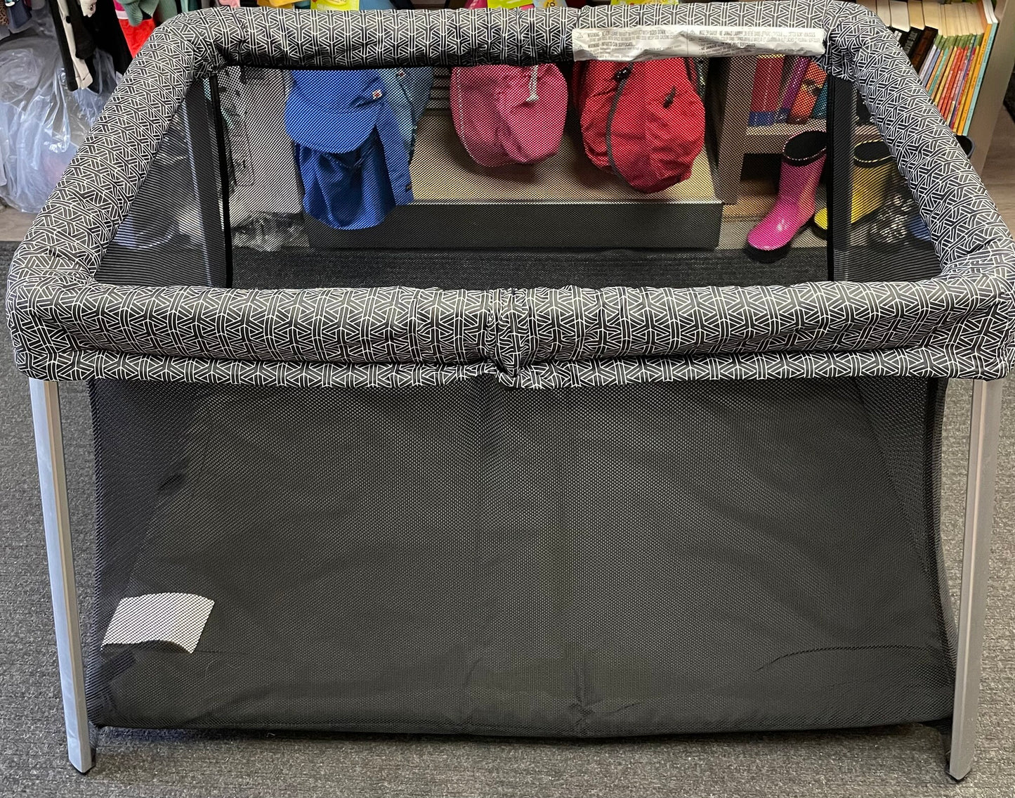 Black  Cosco Easy Go Play Yard, 0-12M