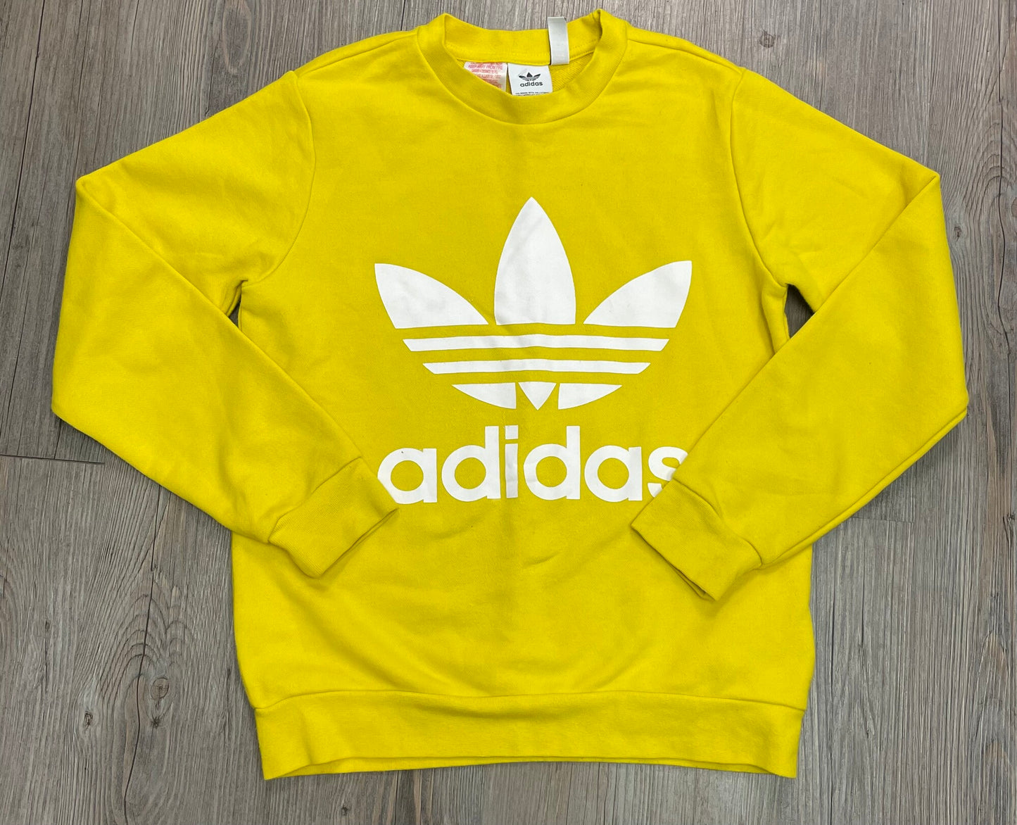Yellow  Adidas Sweatshirt, 11-12Y