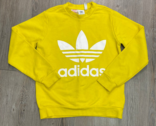 Yellow  Adidas Sweatshirt, 11-12Y