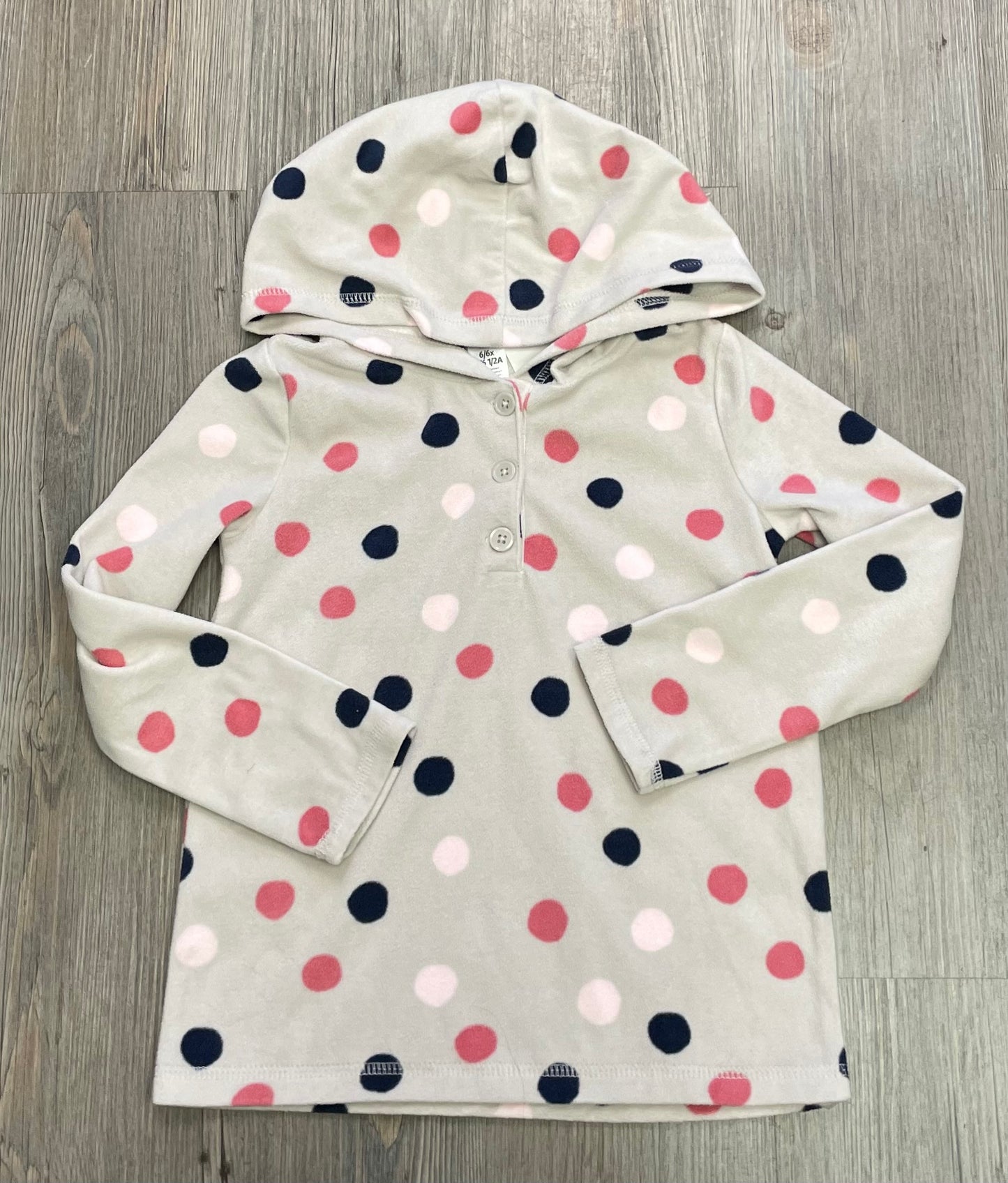 Multi  Carters Fleece Hoodie, 6Y