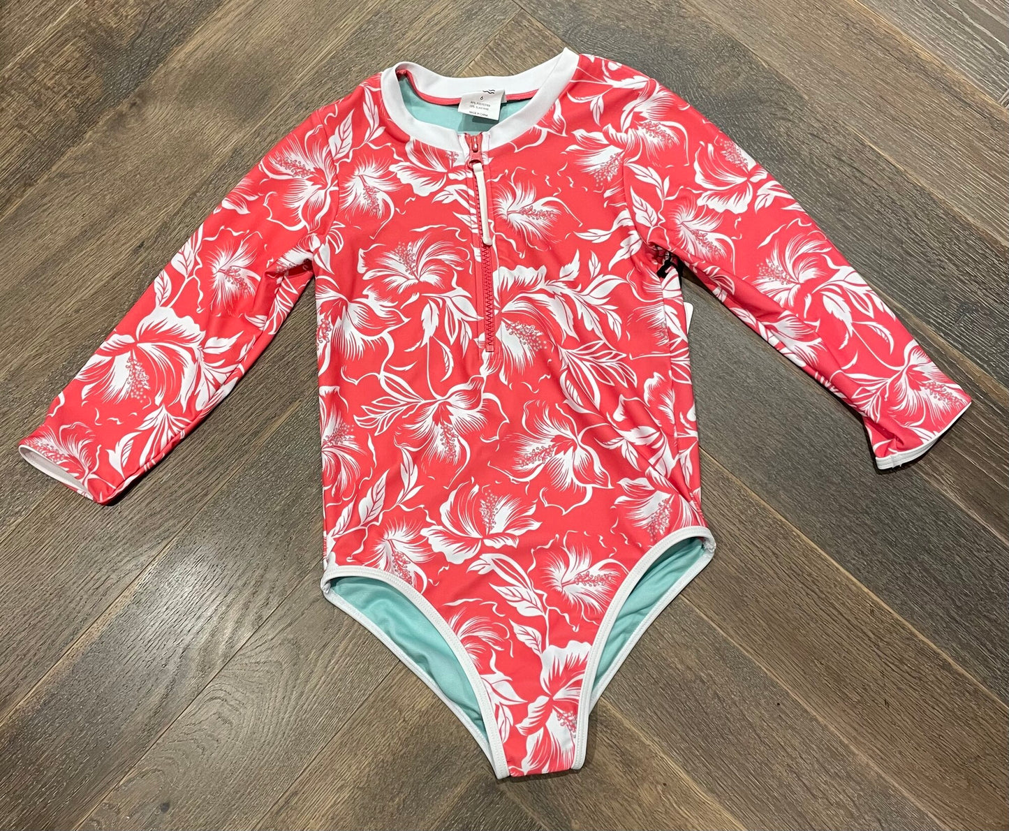 Hotcoral  F4A Sun Seeker Surf Suit, 6Y