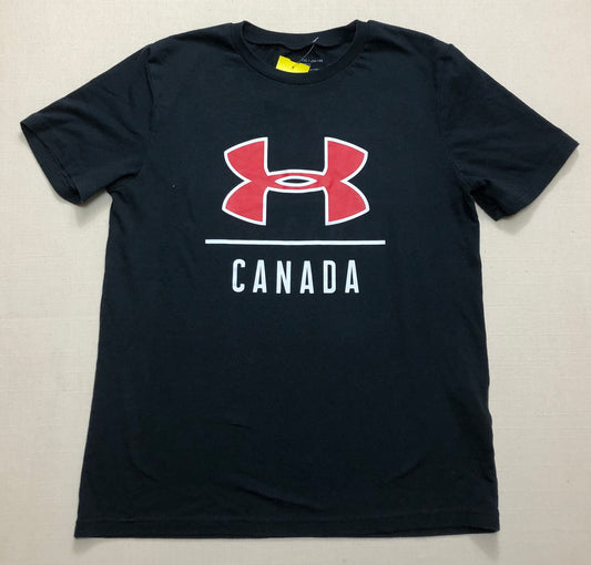 Black  Under Armour T Shirt, 12-14Y