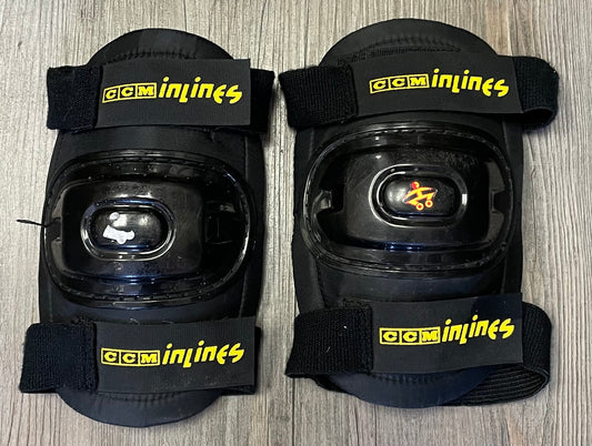 Black  CCM Inlines Knee Pad, Youth