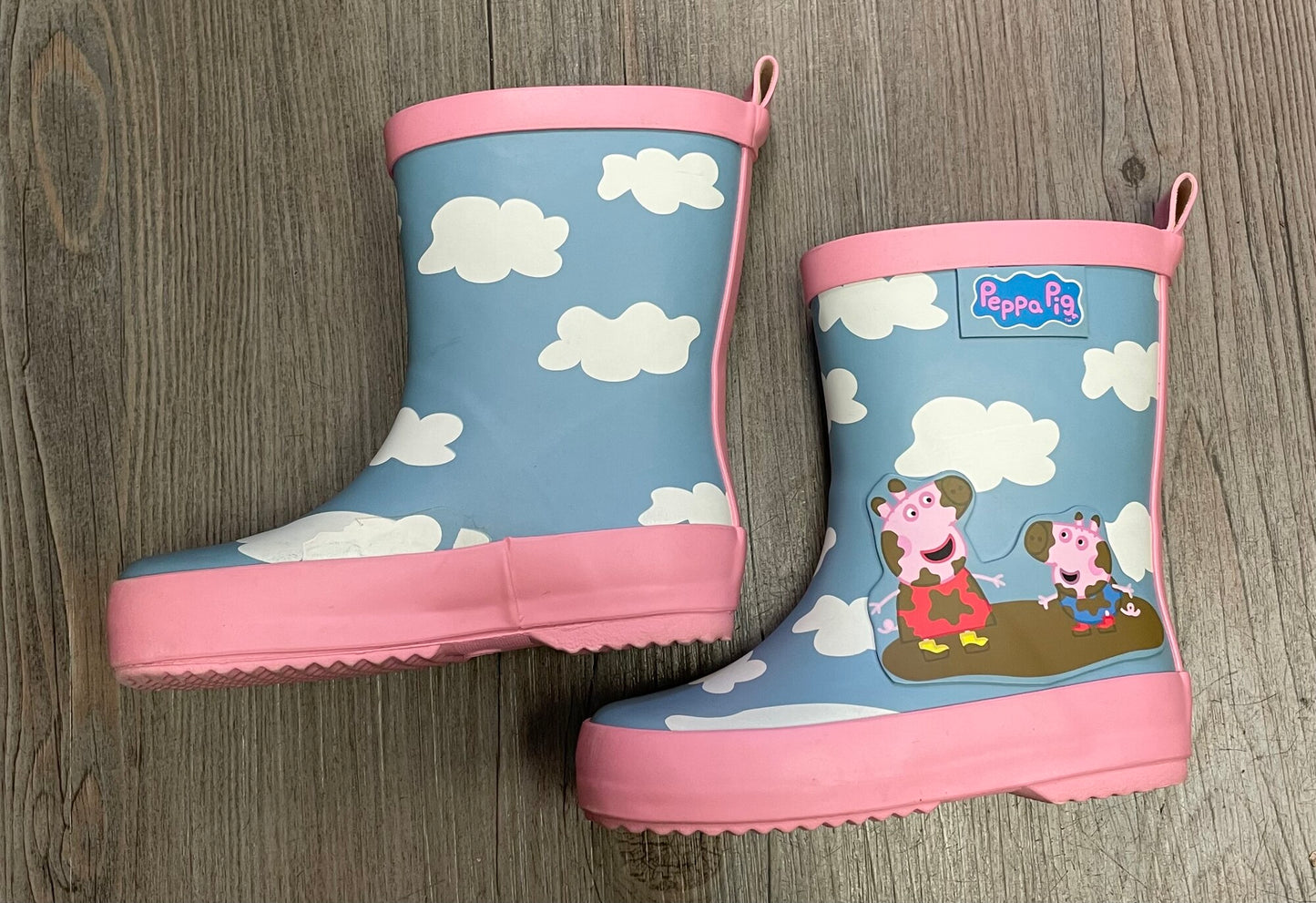 Blue  Peppa Pig Rain Boots, 5-6T