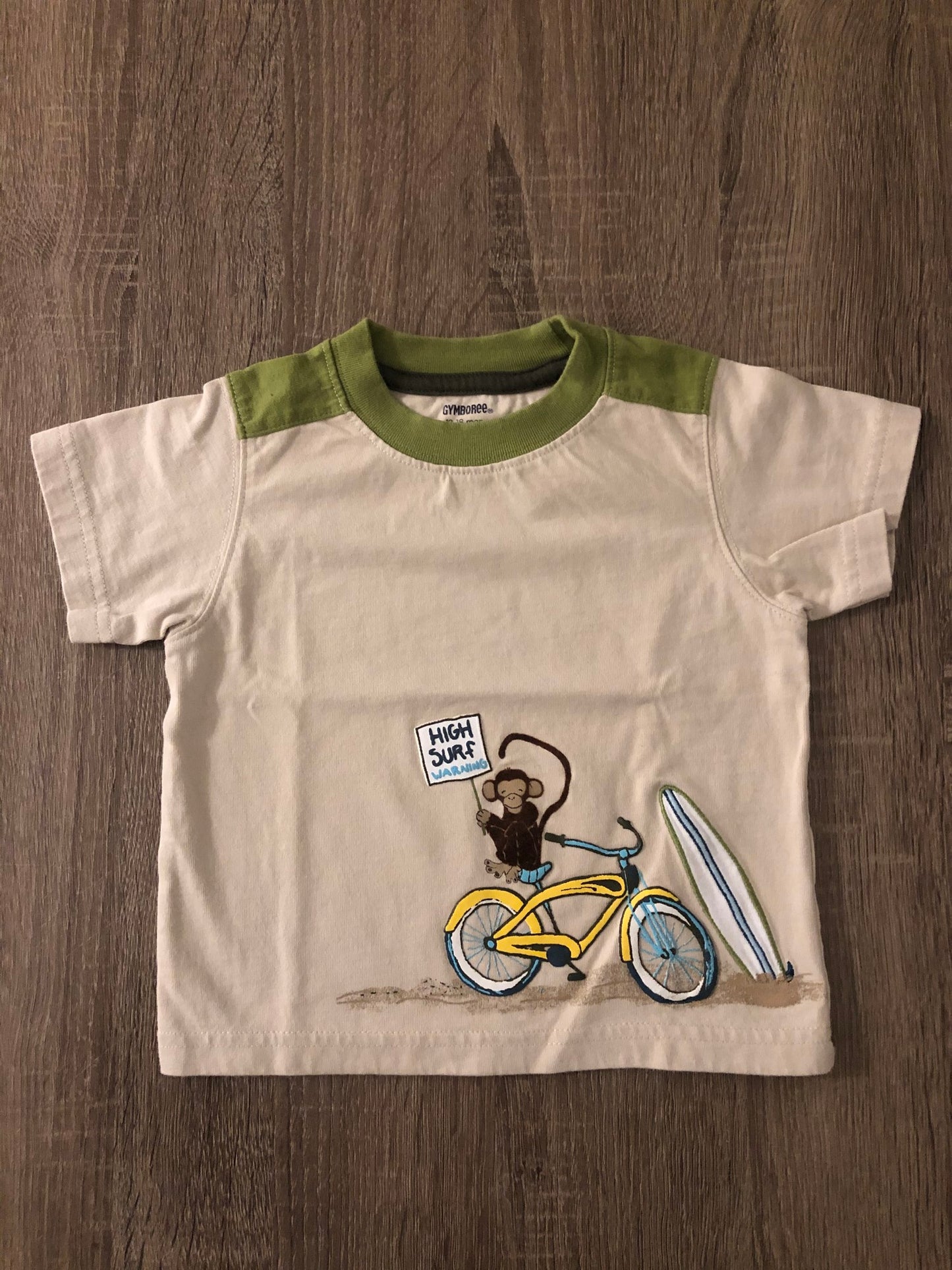 Brown  Gymboree T Shirt, 12-18M