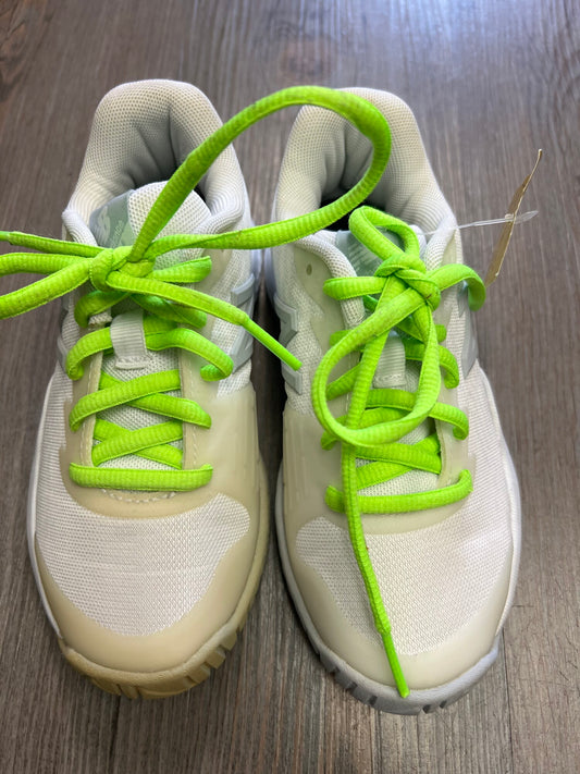 White  New Balance Tennis Shoes, 11.5Y