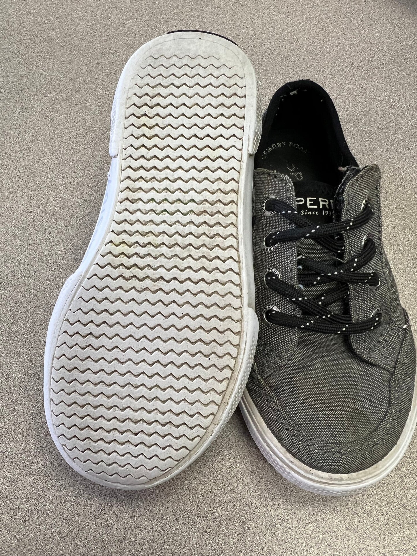 Grey  Sperry Top Siders, 8T