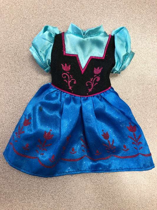 Multi  Anna Doll Dress, 6.5inch