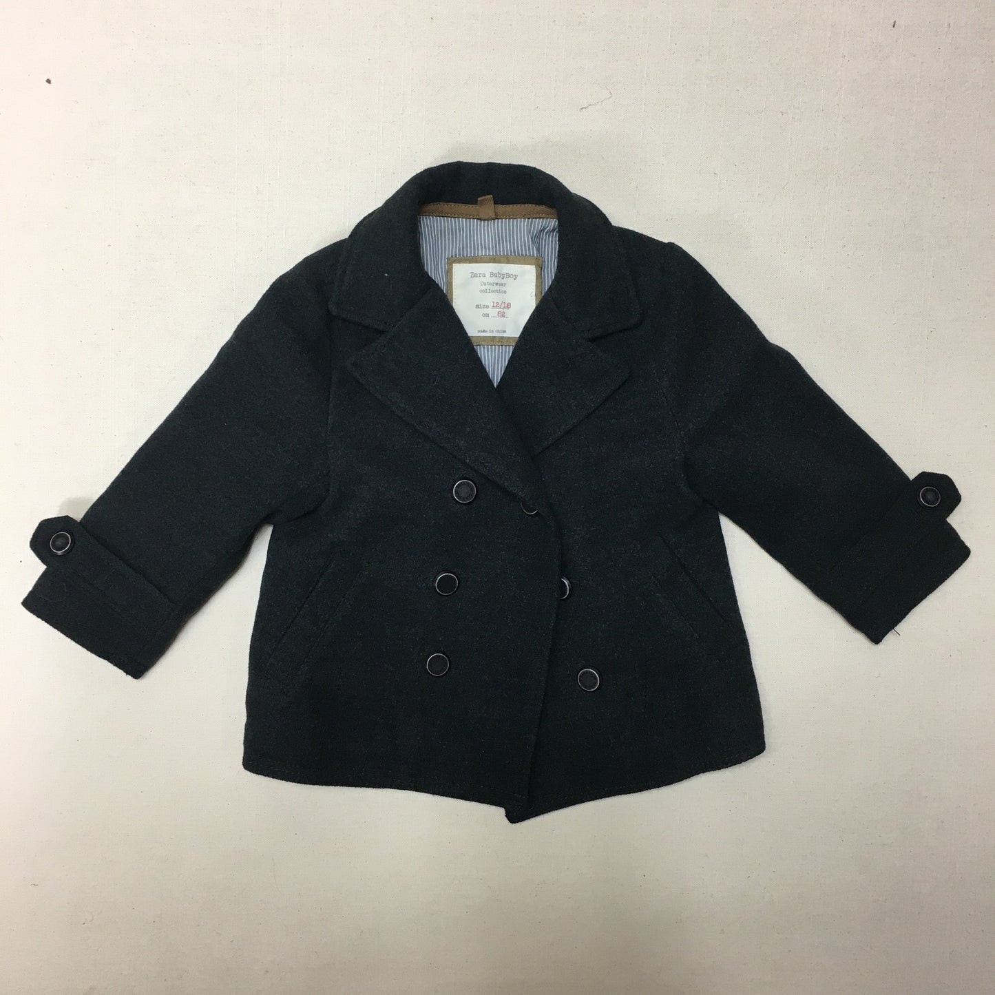 Black  Zara Fall Jacket, 12-18M