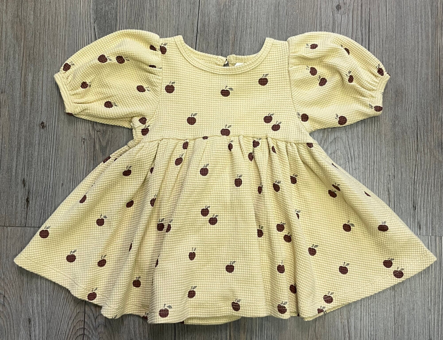 Butter  Quincy Mae Waffle Dress, 3-6M