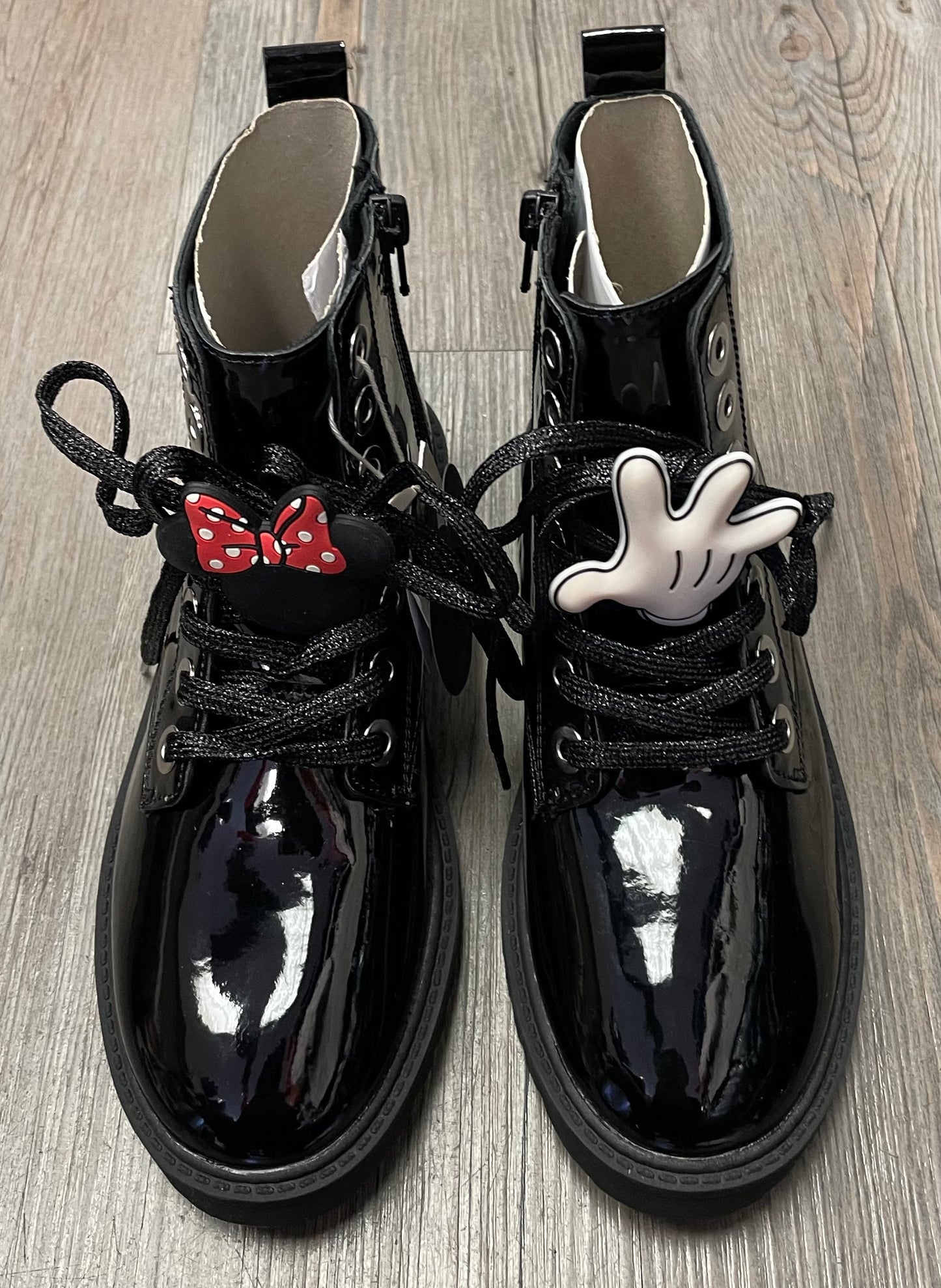 Black  Zara Hightop Boots Minnie, 3Y