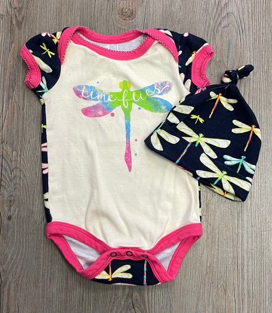 Multi  Little Blue House Onesie, 6-12M