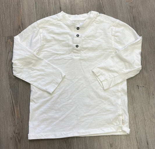 White  Zara LS Tee, 6Y