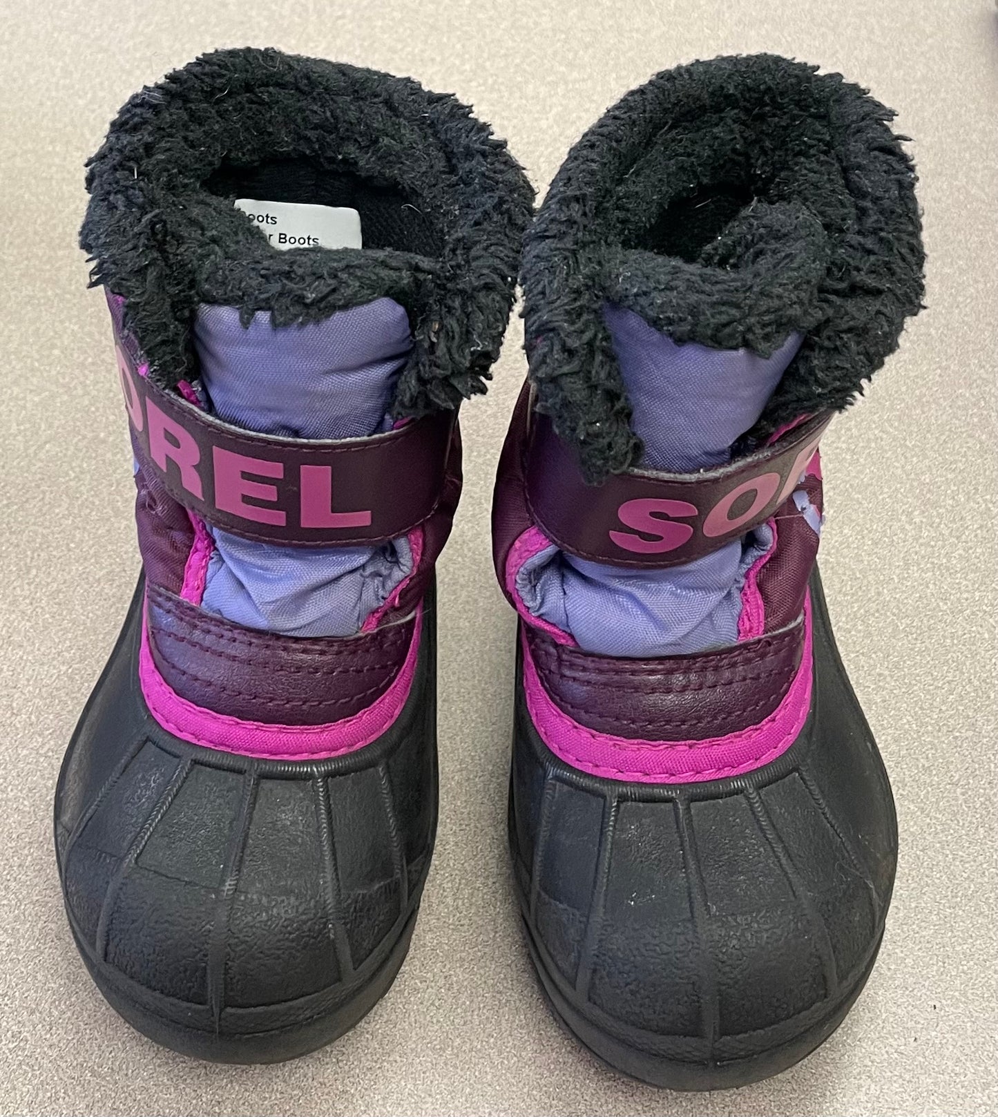 Burgundy  Sorel Winter Boots, 6T