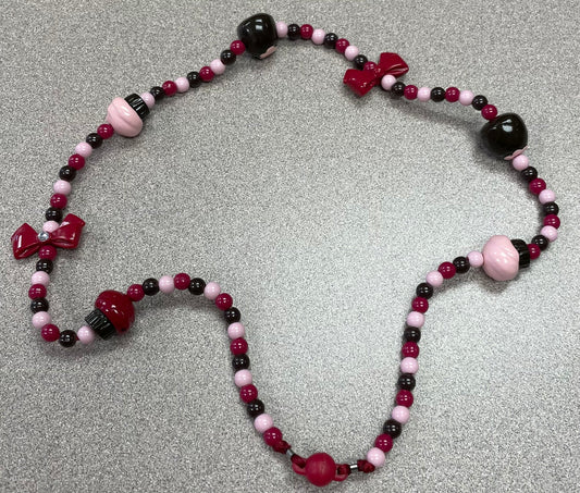 Multi  Cupcake Necklace, None