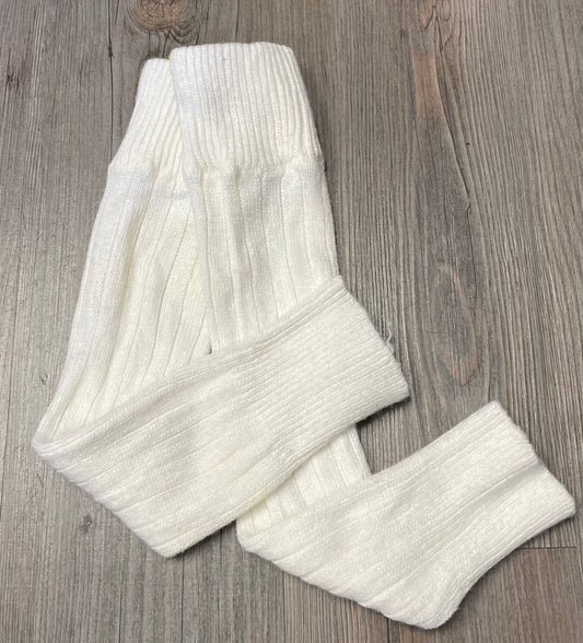 White  Leg Knit Warmer, One Size