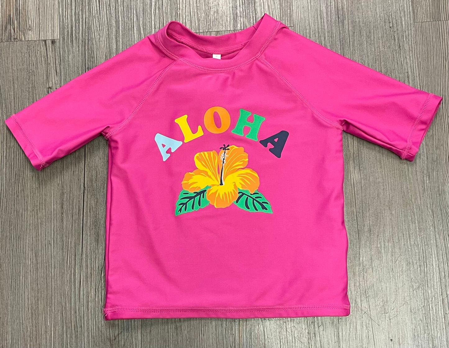 Pink  Joe Fresh Rashguard, 5Y