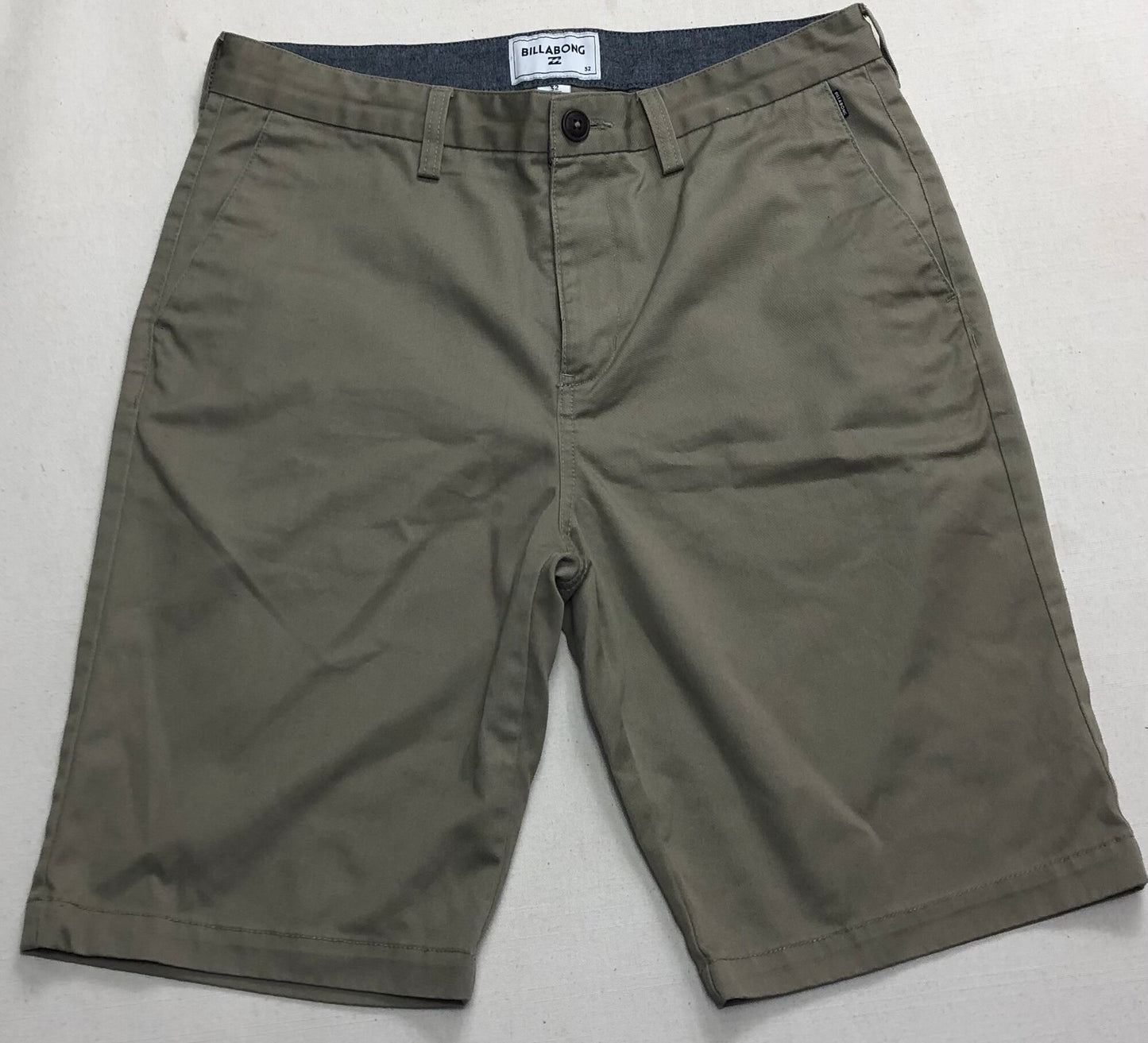 Brown  Billabong Khaki Shorts, 14Y