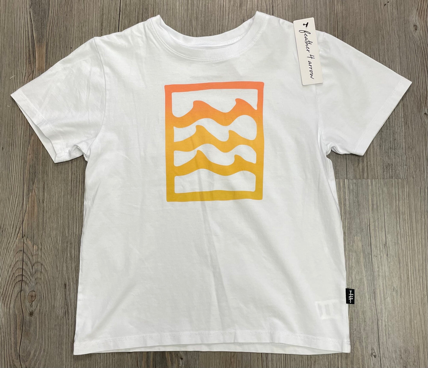 White  F4A Swell Vintage Tee, 6-7Y