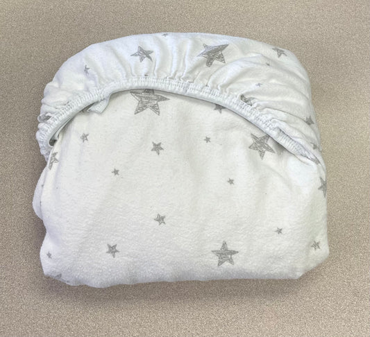 White  Kushies Pack & Play Sheet, Pre-owned