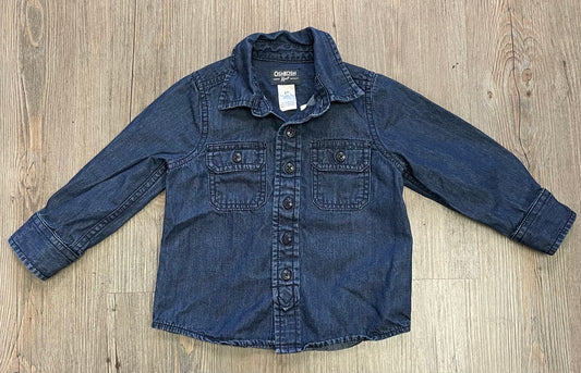 Blue  Oshkosh Denim Shirt, 2Y