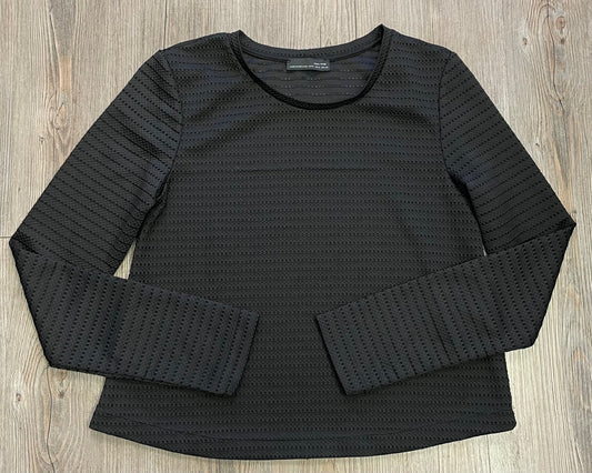 Black  Zara Eyelet LS Tee, 14Y