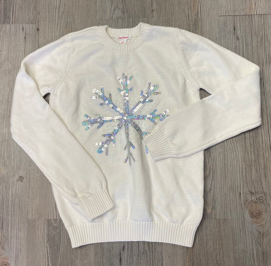 White  Joe Fresh Knit Sweater, 14Y