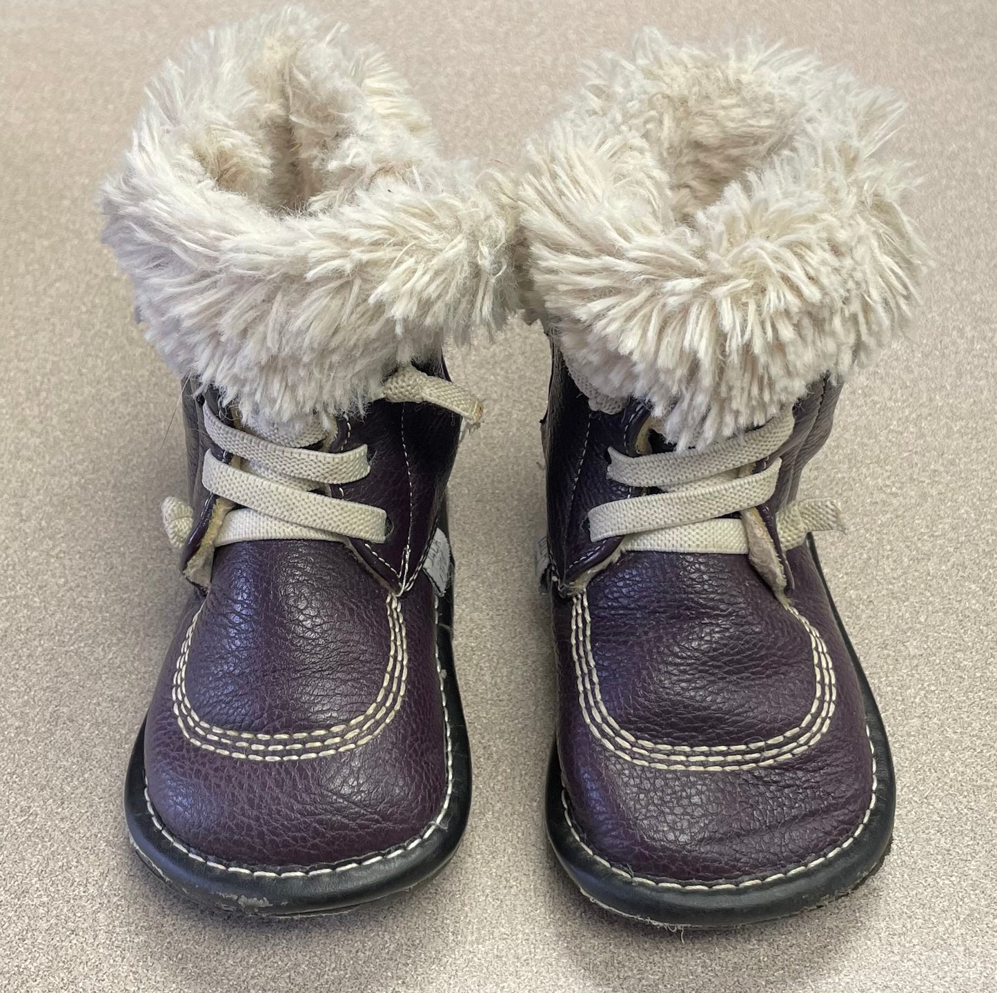 Purple  Jack & Lily Boots, 12-18M