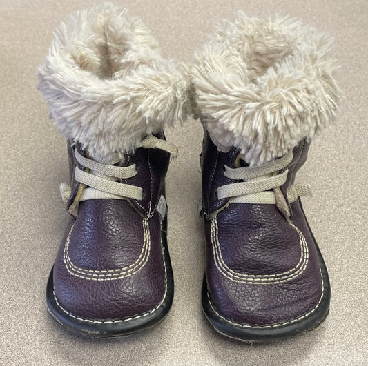 Purple  Jack & Lily Boots, 12-18M