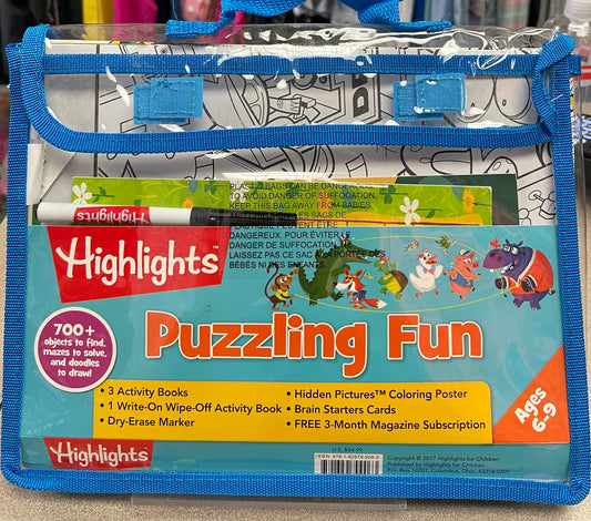 Multi  Highlights Puzzling Fun, Paperback