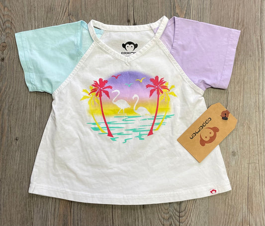 Multi  Appaman V Neck Tee, 3Y