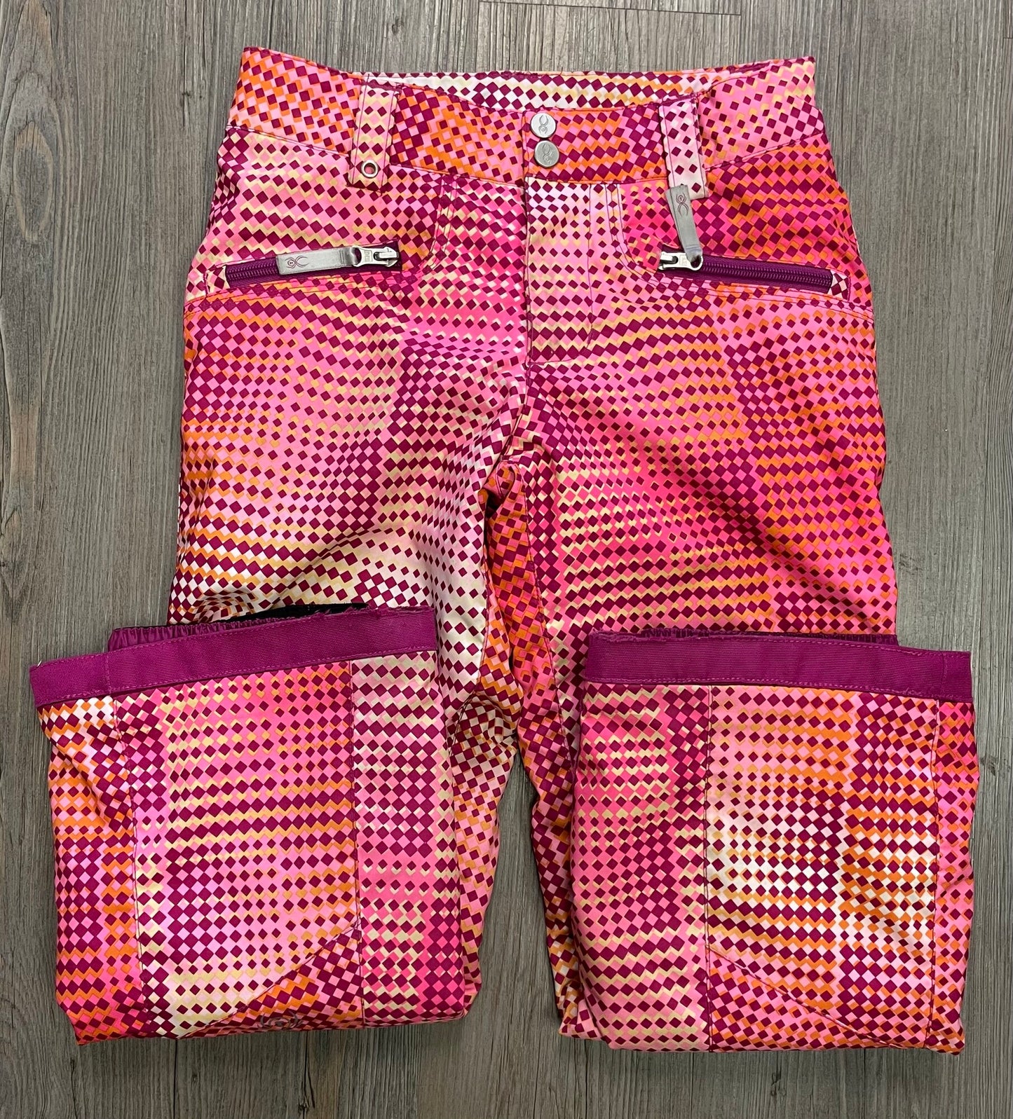 Multi  Spyder Snow Pants, 8Y