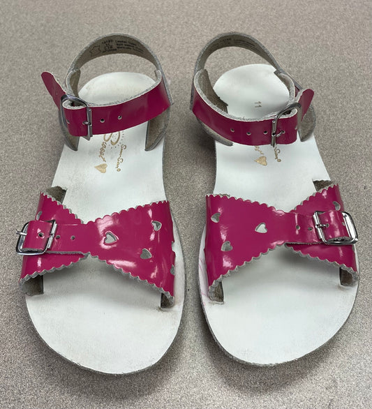 Fuchsia  Salt Water Sandals, 11Y