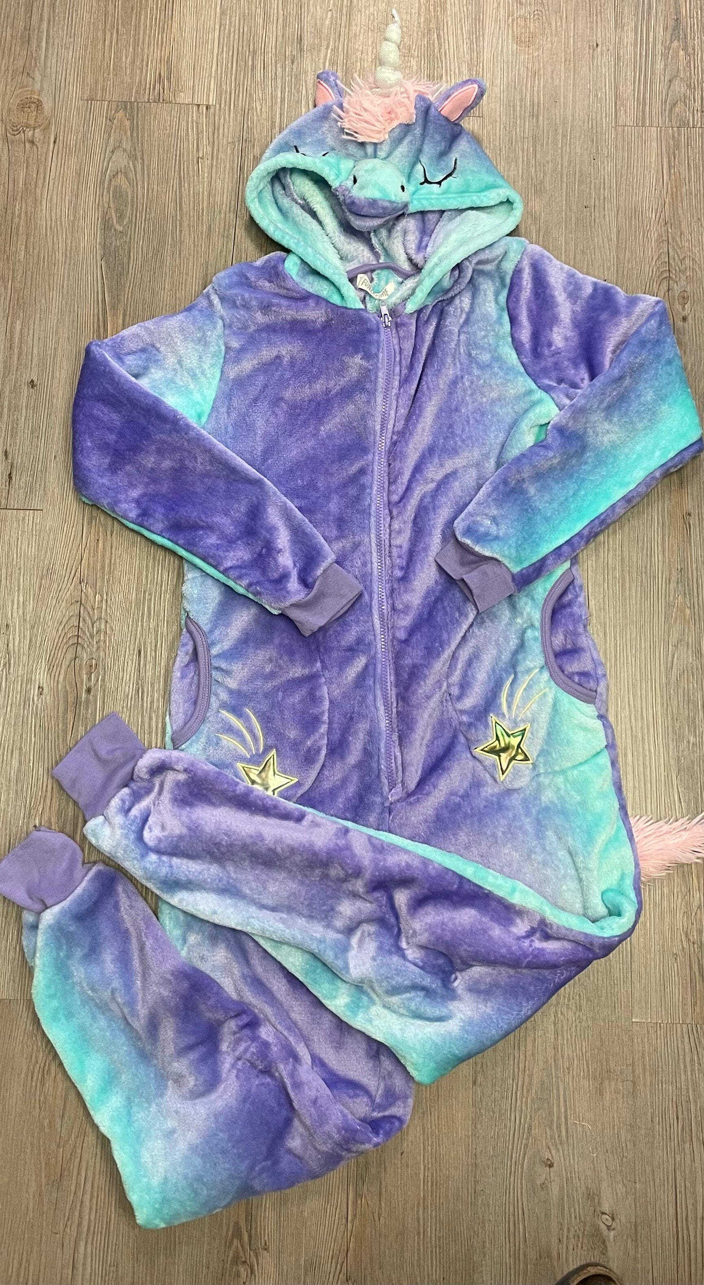 Multi  Funzietime Unicorn Onesie, 10Y+