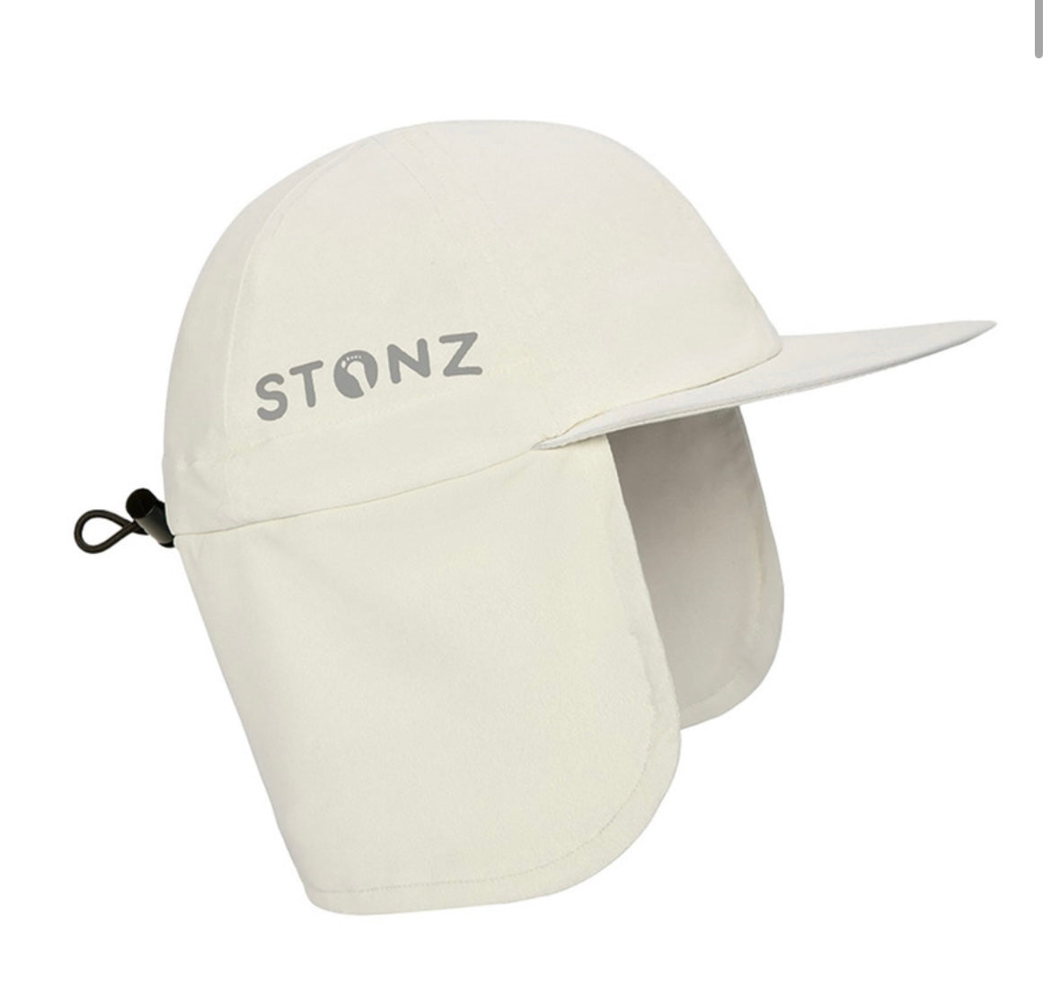 Ivory  STONZ FLAP CAP, 0-12M