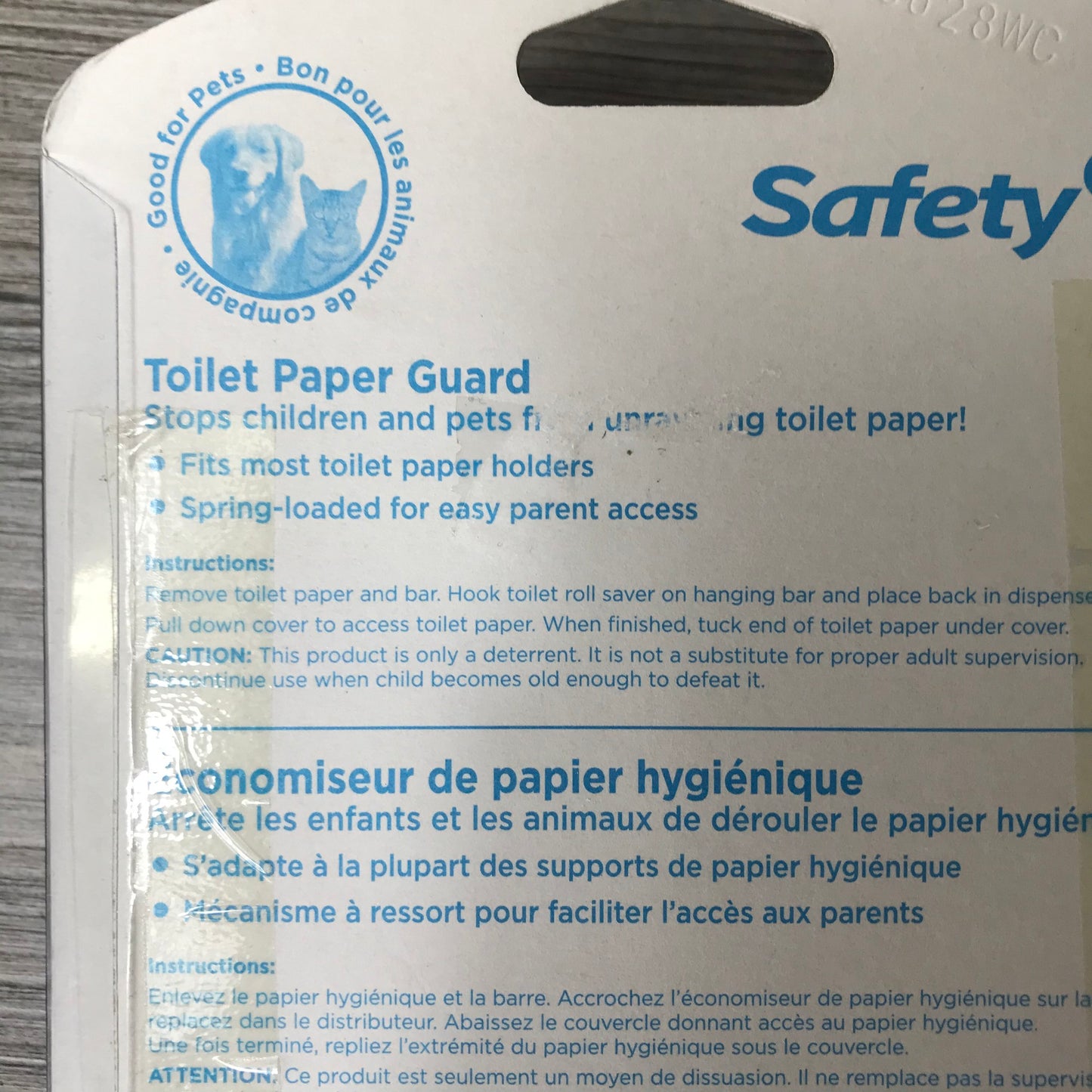White  Toilet Paper Guard, New