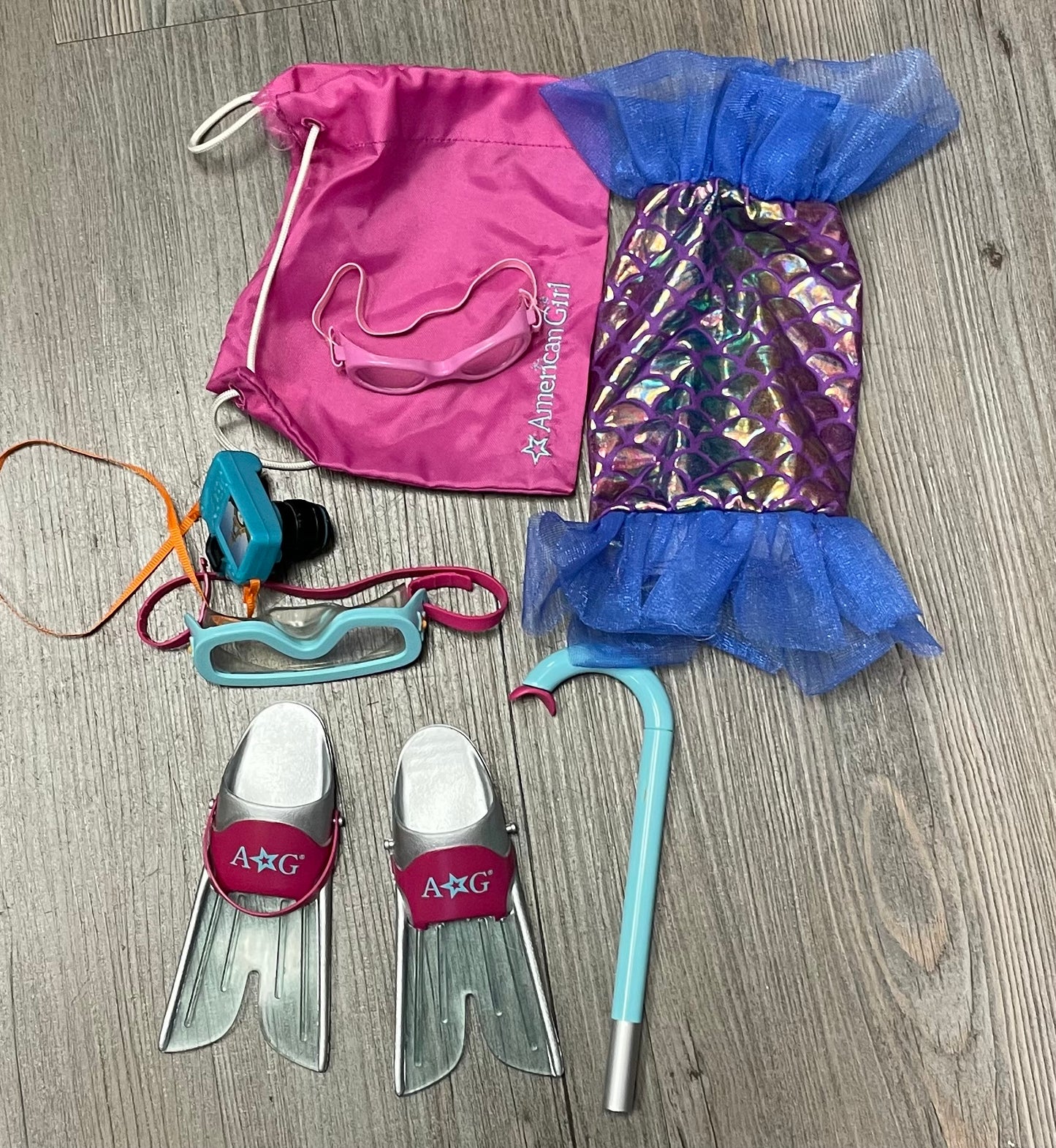 Fuchsia  AG Swim Set, 18 Inch
