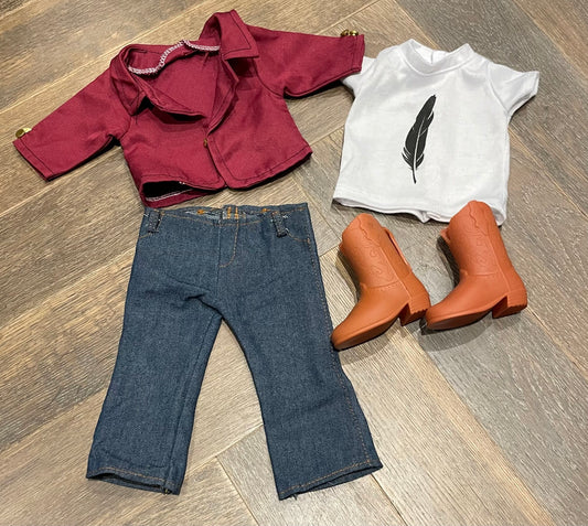 Multi  Doll Clothing Set, 18 Inch