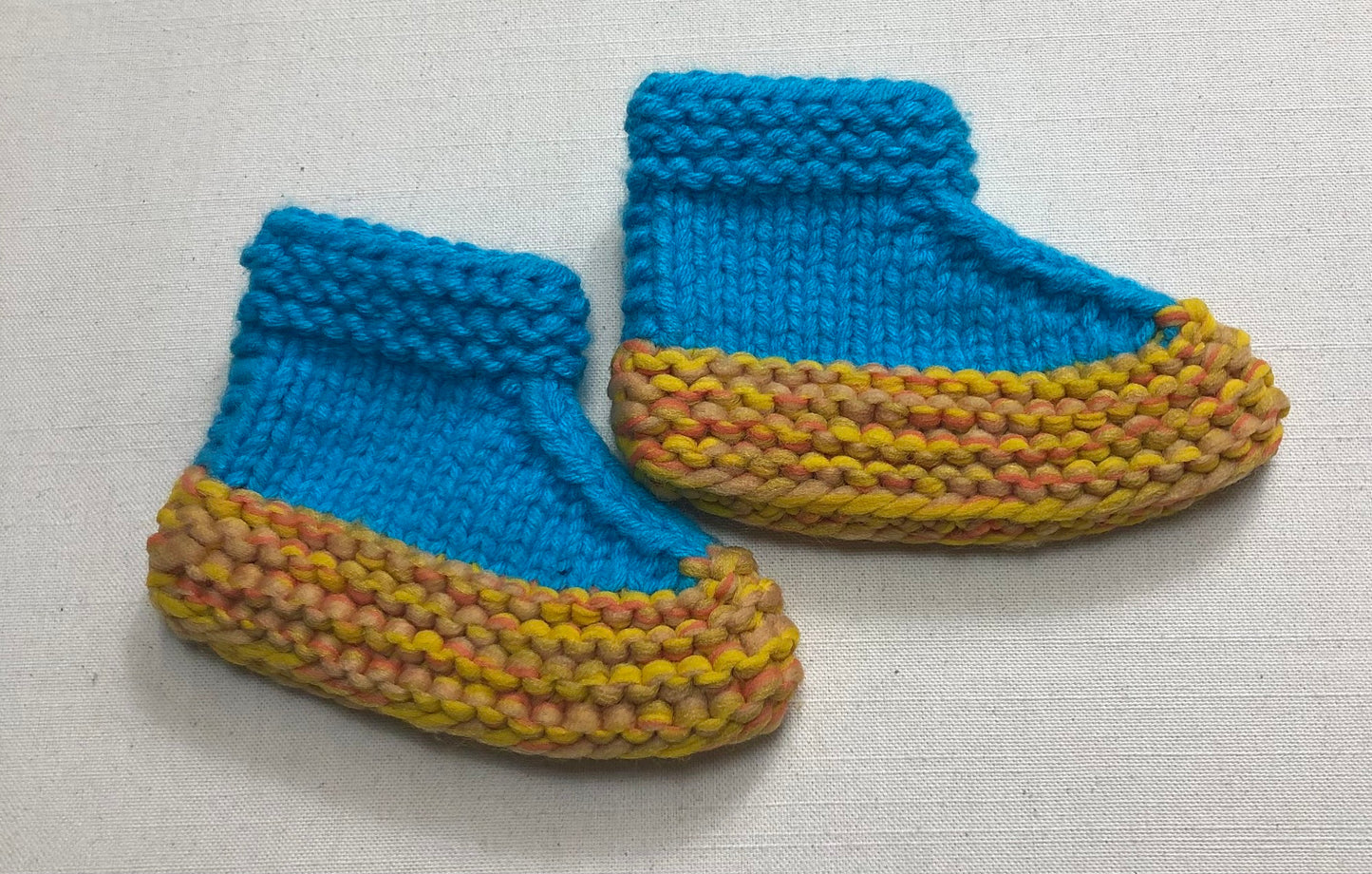 Teal  Handmade Slippers, None